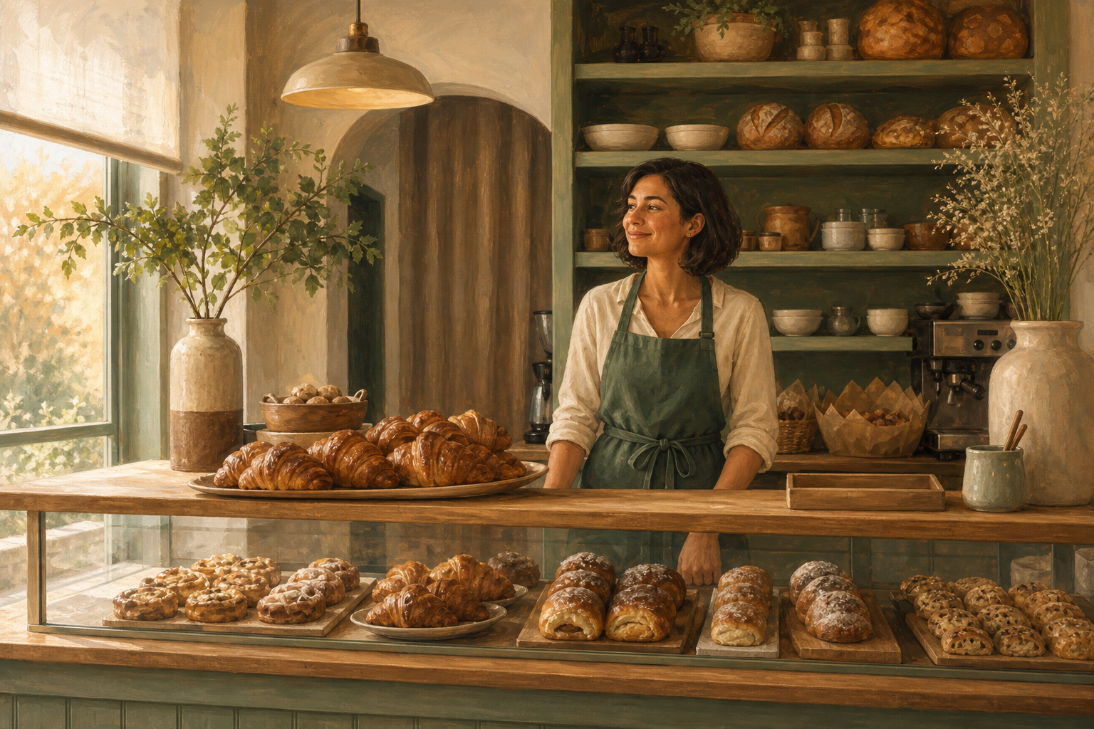 A scene from the Tiny Bakery practice world